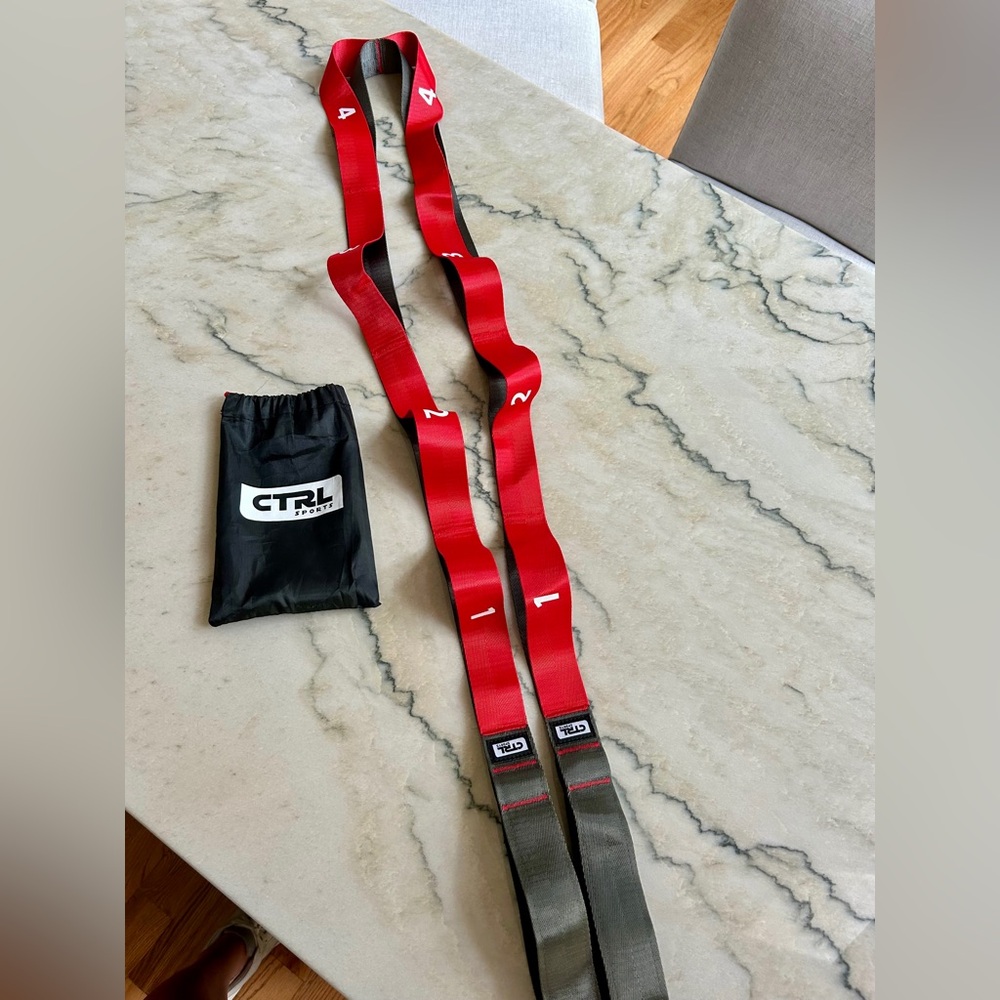 CTRL Red and Black Stretching Strap